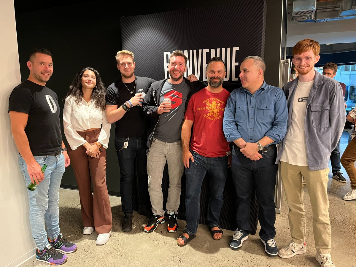 Reflector's tweet photo. A special happy hour at the studio for @BandaiNamcoEU's visit! Great things to come... 👀
//
Un 5 à 7 spécial à l'occasion de la visite de @BandaiNamcoEU au studio ! De belles annonces à venir...👀
#ReflectorEntertainment #BandaiNamco https://t.co/l6P3GPYbQm