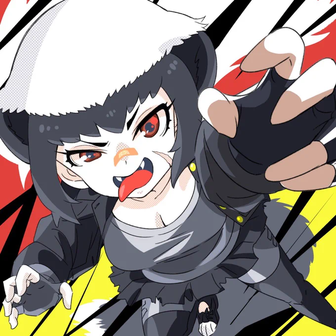 けものオエカキ?#けものフレンズ#ラーテル 
