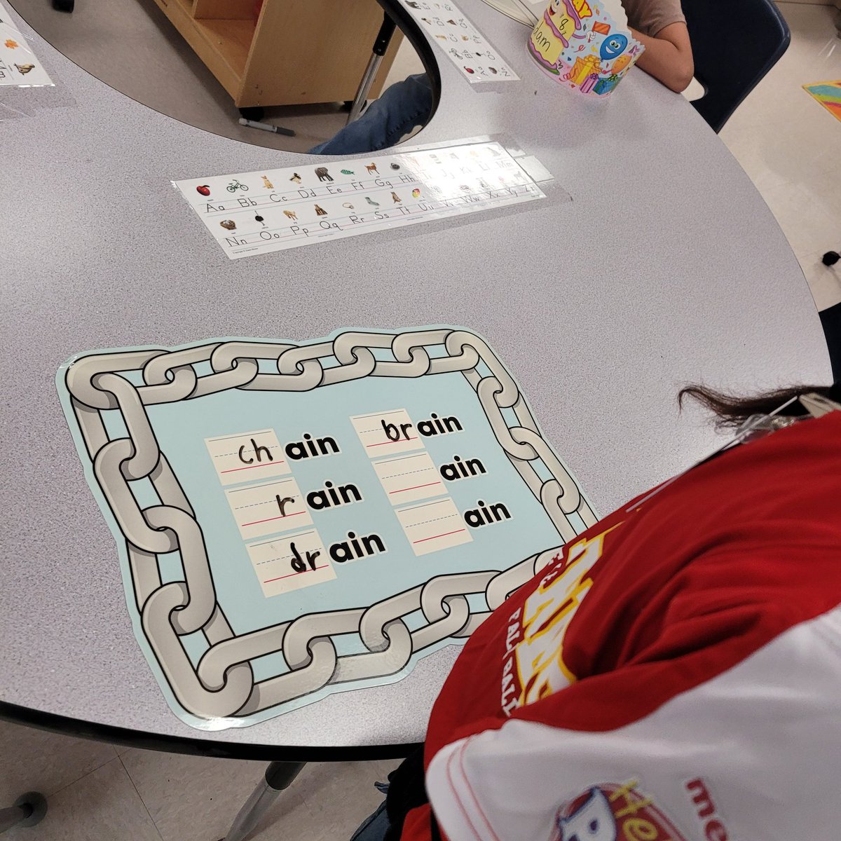 MrsOs_Class's tweet photo. Working on word families! #readingfluency #pisdmtss https://t.co/r5GumXvYNN