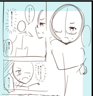 チヒロのエッチ漫画のネーム書き直し中#ブルアカ 