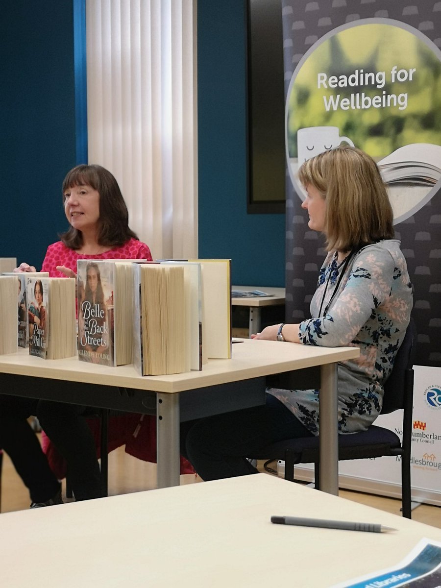 gateslibraries's tweet image. We had a brilliant morning at #BlaydonLibrary this morning with local author Glenda Young @flaming_nora from her writing journey to feisty heroines to sharing reading recommendations, the chat never stopped. Great fun and so interesting! #LetsTalkStories
