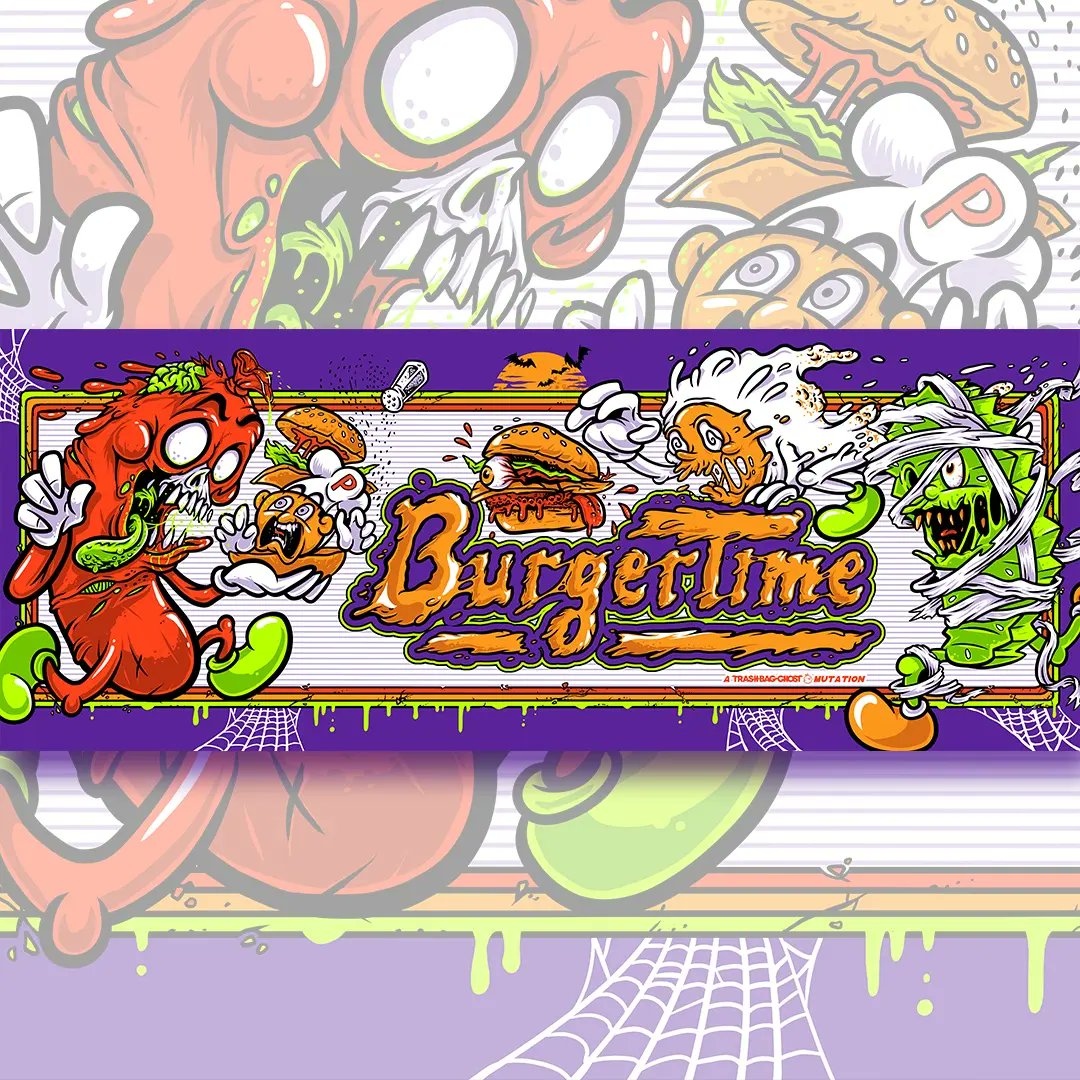 TrashbagGhost's tweet photo. I love Halloween, @NeonRetroArcade and making monster versions of things so this project was a BLAST!🤯🎃👾🕹️ https://t.co/yXzGobwe0B