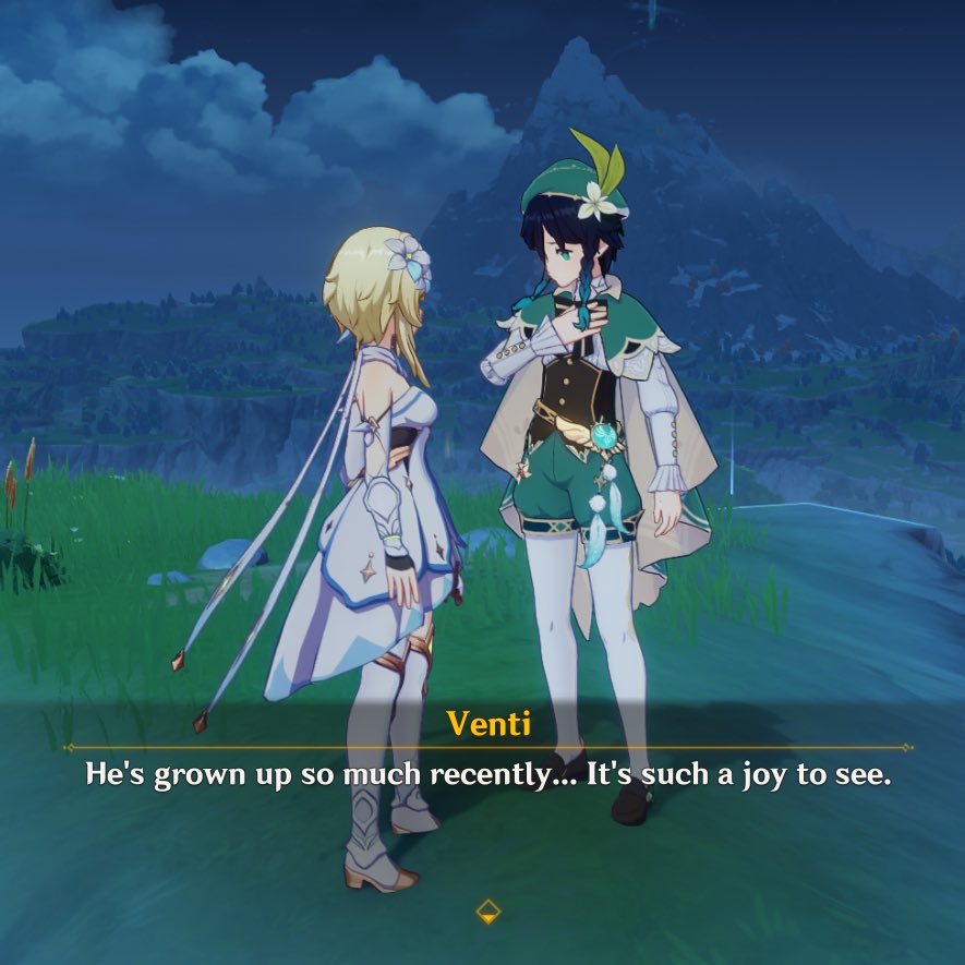 cakepoops2's tweet image. THEY’RE HIS CHILDREN!!! THE PEOPLE OF MONDSTADT ARE HIS BABIES!!!