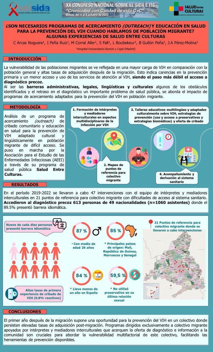 C_Arcas's tweet photo. @Salud_Culturas por el XX Congreso Nacional sobre sida e ITS "Cronicidad con Calidad de Vida" 

#SeisidaCconC 
@Seisida https://t.co/YBfviIlQND