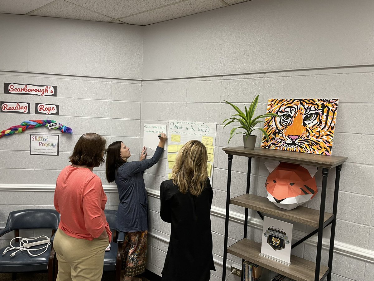 Instructional Rounds are underway at Valdese Elementary this morning.  Educators collaborating and growing together as we seek to provide the highest quality of instruction!