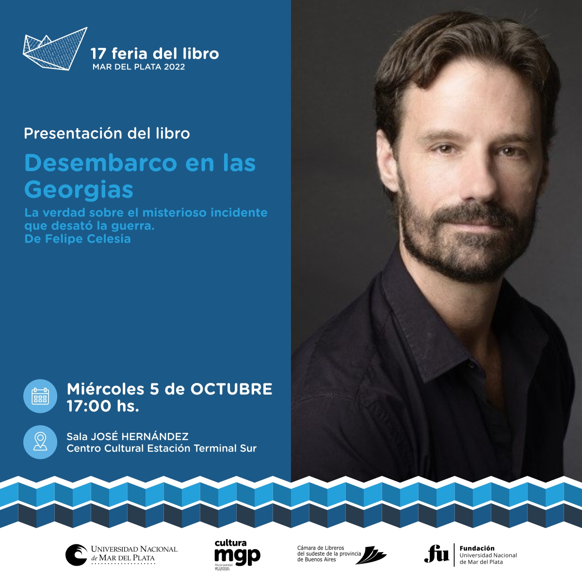 Hoy miércoles la Feria tiene muchas propuestas muy diversas, como estas dos presentaciones de libros de las que participarán sus autores: <a href="/VivianDragna/">Vivian Dragna</a> y <a href="/fcelesia/">Felipe Celesia</a>. Seguí el enlace y enterate todo lo que podés hacer hasta el 16 de octubre ferialibromdp.org.ar