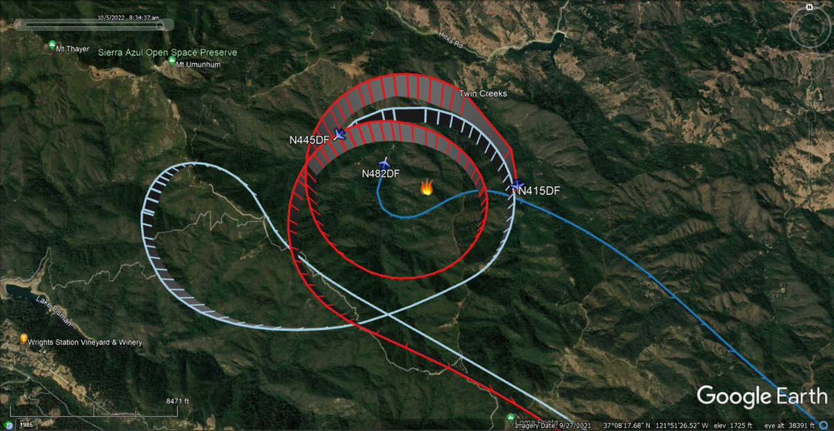 fire_feeds's tweet photo. Firefighting aircraft assisting with ground crews to fight the hard to access #HicksFire in #Almaden #SantaClaraCounty
https://t.co/YT0KiMxS5k
#CalFire
#A460 #N415DF
#C101 #N482DF
#T80 #N445DF
🇺🇸❤️🔥 https://t.co/0XeHJymxLL