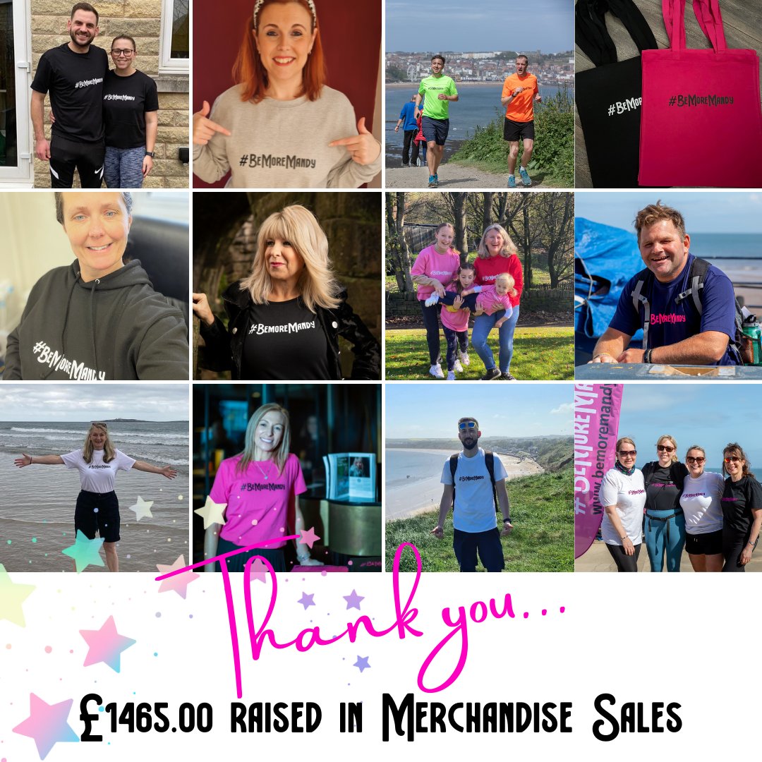 bemoremandy (@bemoremandy) on Twitter photo Thank you to everyone who's bought #BeMoreMandy merch! With £5 donated from every purchase from <a href="/starleisurewear/">Star Leisure Wear</a>, £1,465 has been sent to the fund with <a href="/oc_kirklees/">One Community</a>.
You can shop official merch, as well as limited edition t-shirts - starleisurewear.com/be-more-mandy-…
#Charity #Kirklees Thank you to everyone who's bought #BeMoreMandy merch! With £5 donated from every purchase from <a href="/starleisurewear/">Star Leisure Wear</a>, £1,465 has been sent to the fund with <a href="/oc_kirklees/">One Community</a>.
You can shop official merch, as well as limited edition t-shirts - starleisurewear.com/be-more-mandy-…
#Charity #Kirklees
