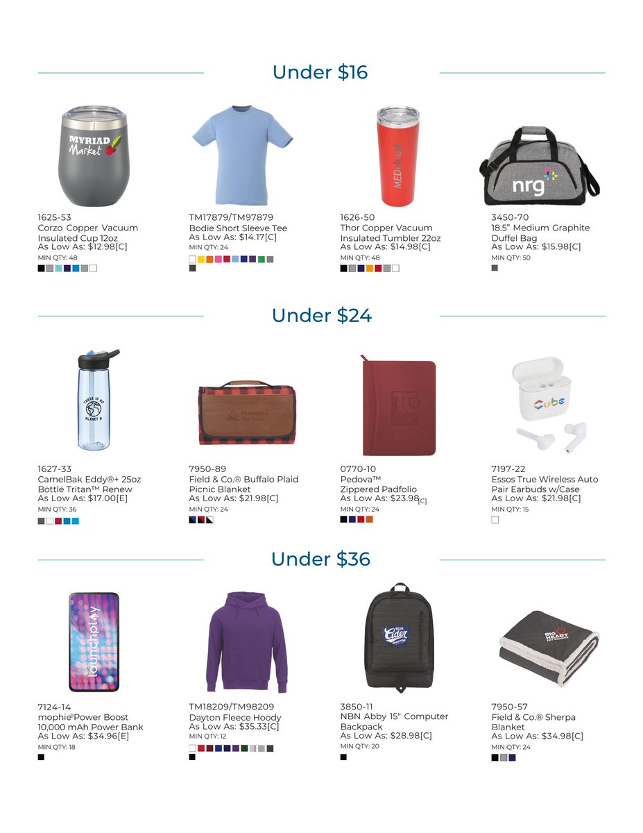 TuttlePrinting's tweet photo. Look to maximize your budget with these gift options under forty dollars!

#Tuttleprintsit #branding #gift #promotionalproducts #events #promotionalgifts https://t.co/wkjFHz9CHi