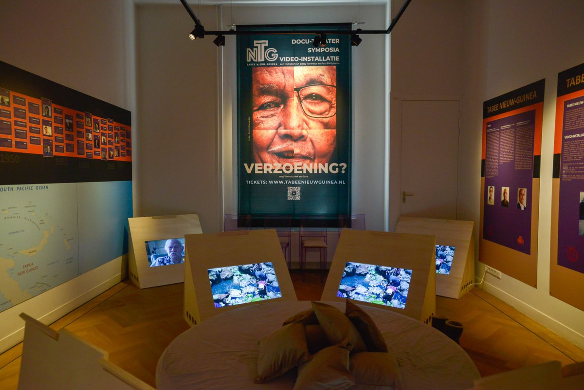 tabeenguinea's tweet photo. Op 1 oktober is de video-installatie ‘Tabee Nieuw-Guinea’ i.s.m. het @IndischHC in @MSophiahof feestelijk geopend.

De tentoonstelling is nog t/m 7 januari te bezoeken in Museum Sophiahof ⬇️

https://t.co/yTaKVWooq7

📸 @ArmandoEllo https://t.co/V5dOubqGK4