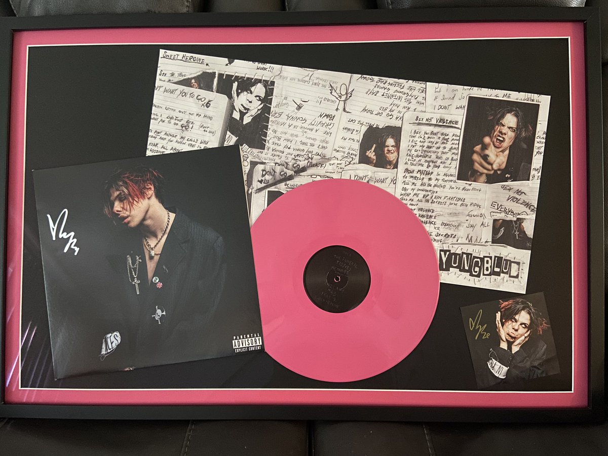 BuckeyeGhost_'s tweet photo. Finally got around to getting my @yungblud signed album framed up #yungblud https://t.co/dnpuD33orW