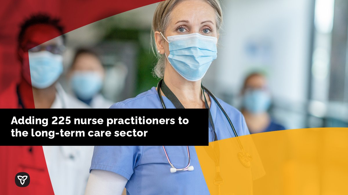 SpeakerSkelly's tweet photo. Through the new Hiring More Nurse Practitioners for Long-Term Care program, we are investing $57.6 million over the next 3 years to recruit and retain up to 225 additional nurse practitioners in the #LongTermCare sector.

 Learn more: https://t.co/9SsOVo0Nfy https://t.co/1FLAt3MOq3