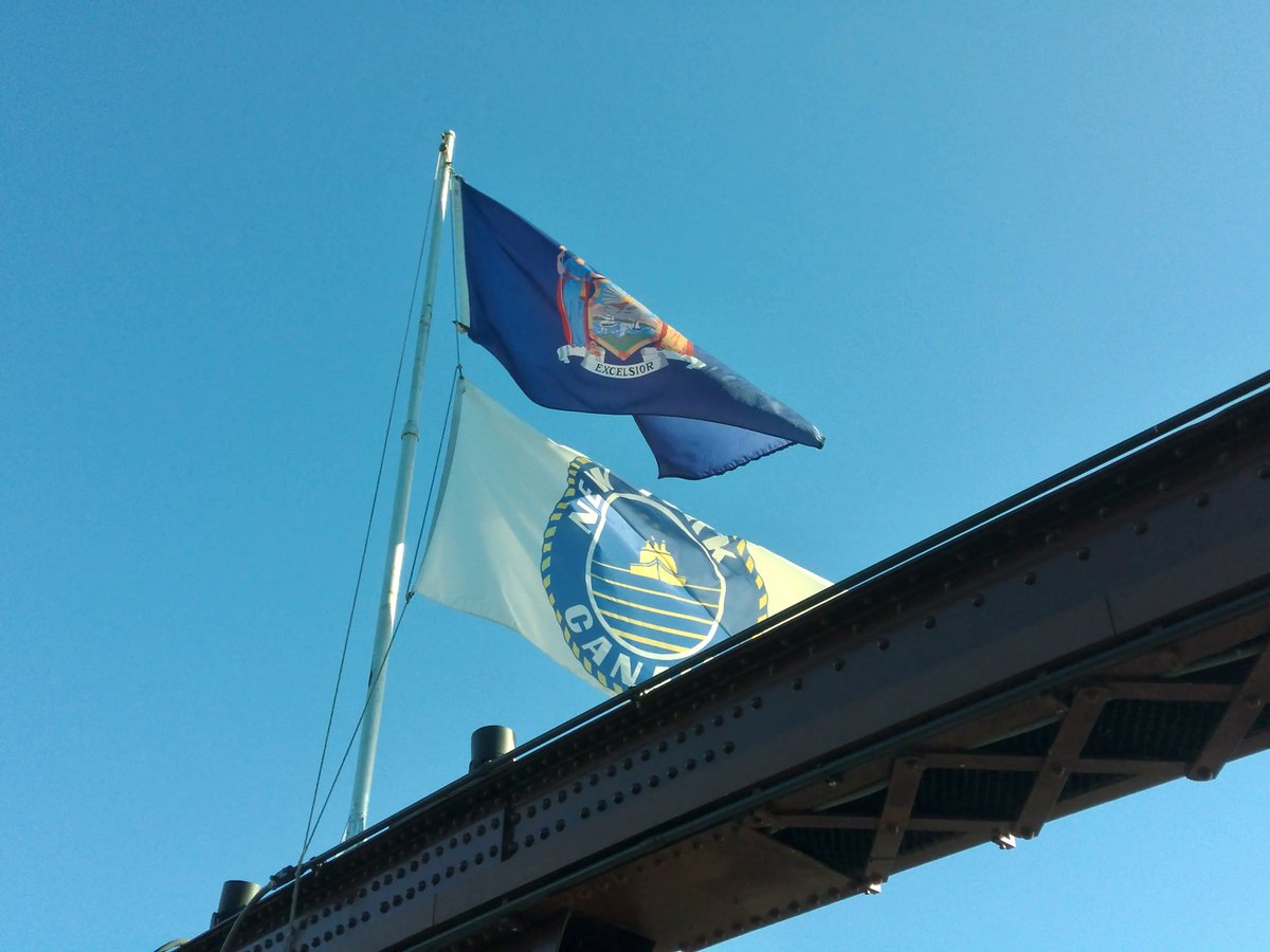 Blue skies and changing leaves during this morning’s 4 miler in Fairport, NY #run #running #runner #SeenOnMyRun #OnTodaysRun