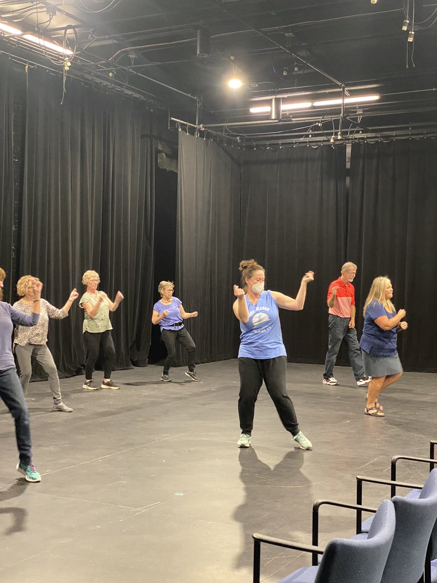 Active Senior Drop-Ins started today! Big thanks to <a href="/sgrahamchoreo/">Stephanie Graham (she/her)</a> for teaching steps to Jersey Boy’s “December 1963 (Oh What A Night)” and to our Bob Gaudio, Trevor Patt for staying for some Q&amp;A’s🕺