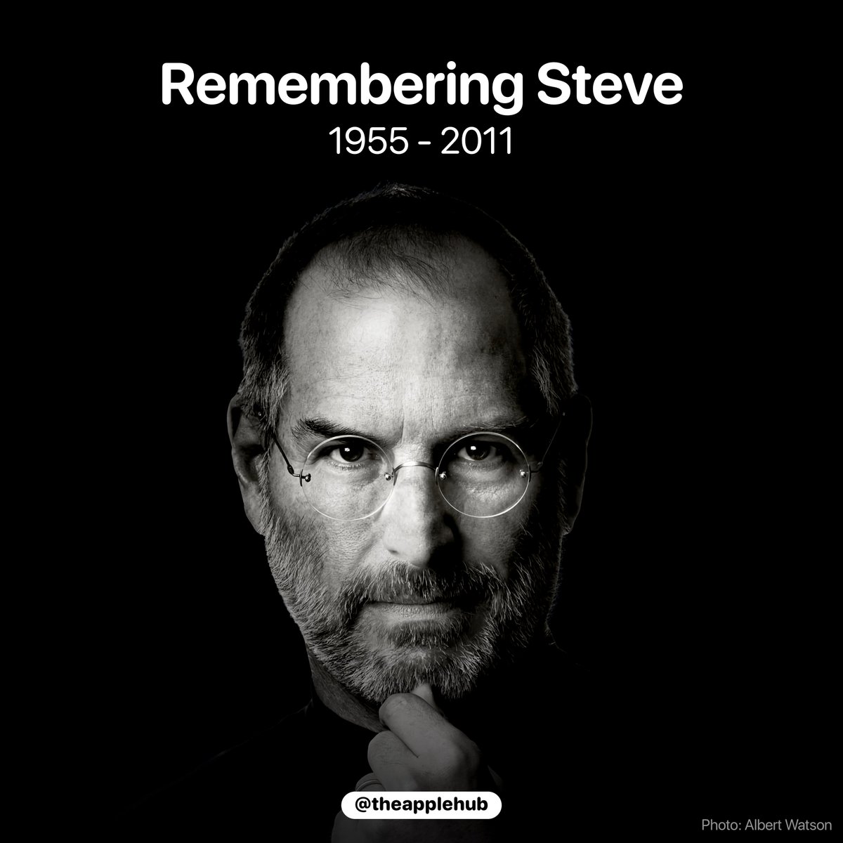 theapplehub's tweet photo. Today marks eleven years since Steve Jobs passed away 😢 https://t.co/14r7rtOoyz