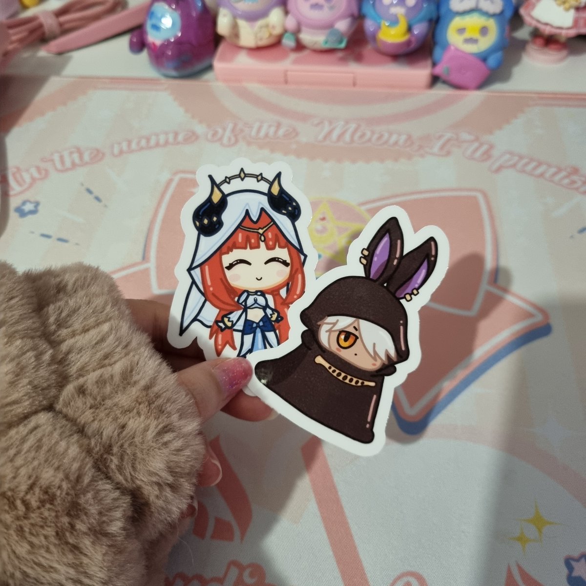 I turned my little Genshin guide drawings into stickers!!
I love them all so much ✨💕