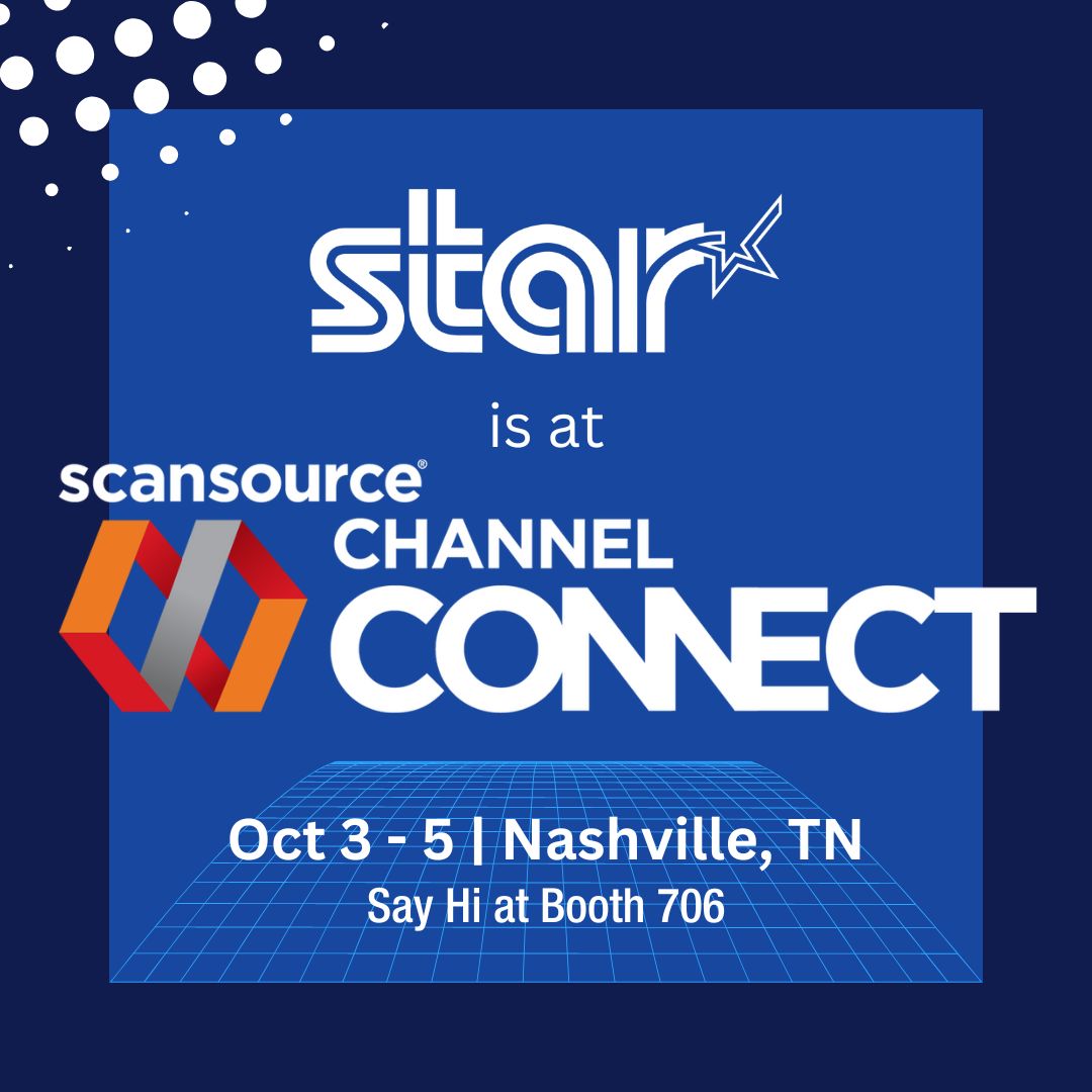 StarMicronics's tweet photo. Say Hi to the Team at Booth 706! 🥳
.
.
.
.
.
#starmicronics #pointofsale #possystems #posprovider #possupplier #mpos #scansource #channelconnect #receiptprinter #tradeshow #nashville #tech https://t.co/pGLjsExpKw