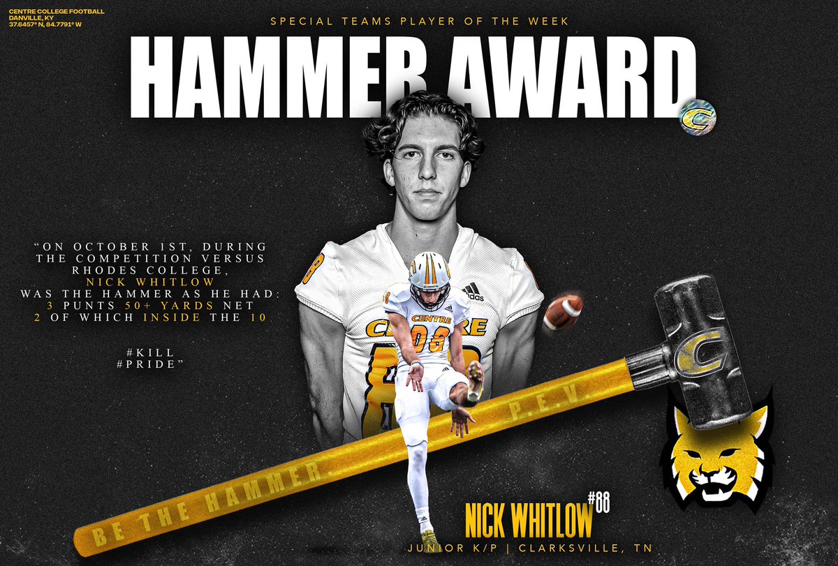 Centre College Football tweet media