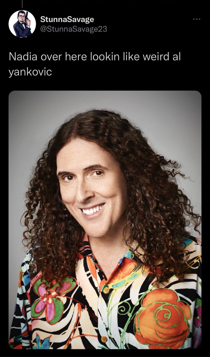 SilvaKnight20's tweet photo. @TheNadiaAmine Bruh the resemblances are striking! I can’t unsee it now 💀💀💀 @StunnaSavage23 https://t.co/oVNeCOQjm7