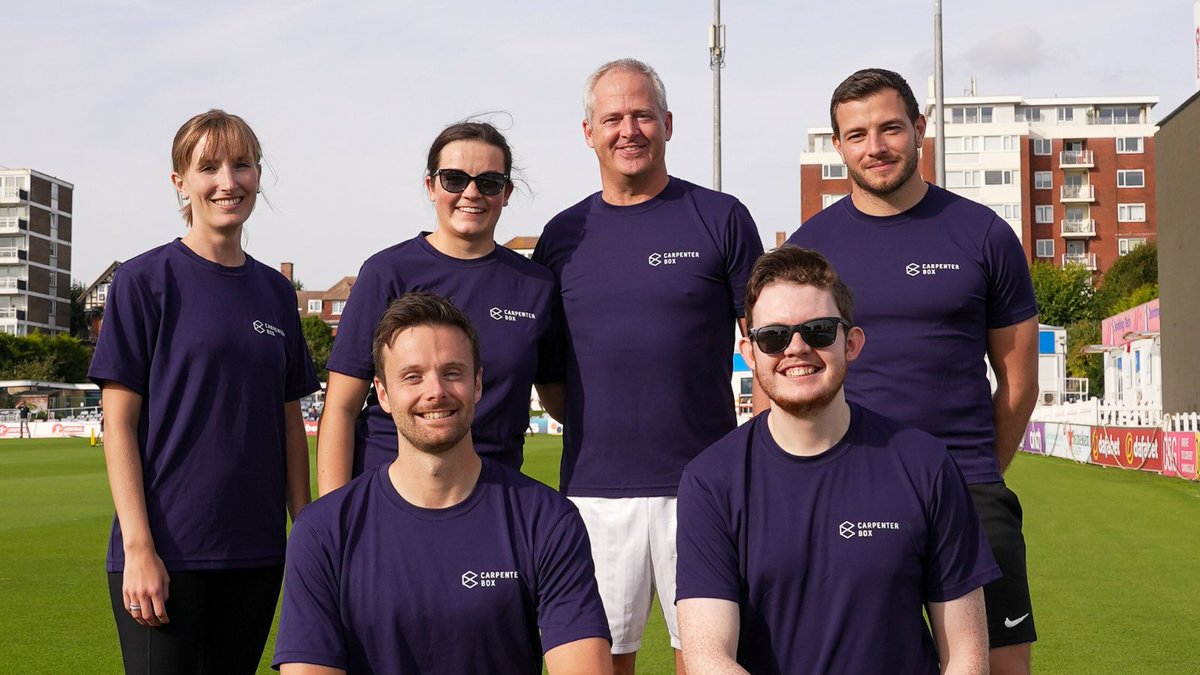 carpenterbox's tweet photo. What an amazing bunch! Well done to our lovely #CarpenterBox team, who were runners up in the ECE #CharityCricket event in aid of #ChestnutTreeHouse. The event raised an incredible £5700 for a very deserving cause. 

#fundraising #charity #cbx #cricket https://t.co/hgDQ01I0Rg