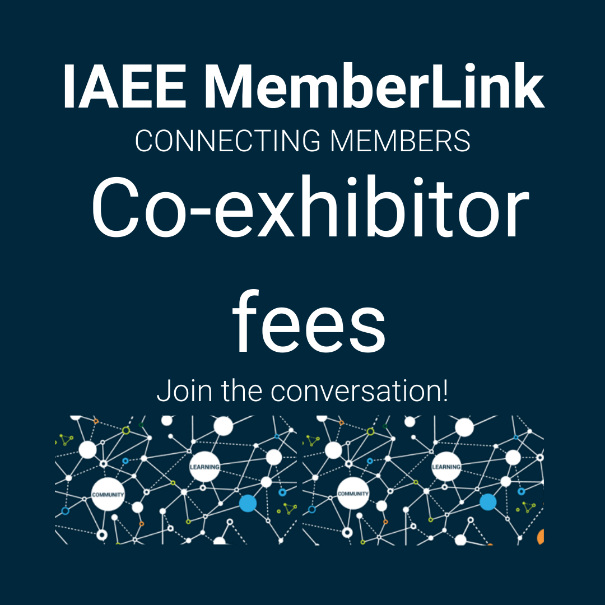 IAEE_HQ's tweet photo. What’s being talked about RIGHT NOW on IAEE’s #MemberLink Show Management community? #iaeemembers #iaeecommunity: https://t.co/juE2Caafup https://t.co/XflSsmR9yj