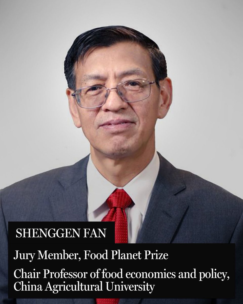 FoodPlanetPrize's tweet photo. What's the most pressing issue in the global #foodsystem? To use all available tools – policies, technologies, institutions, and investments included – for a complete transformation, according to Jury Member @ShenggenFan. Read the full interview https://t.co/N4F8QtpDnr https://t.co/9ThCU0wH9I