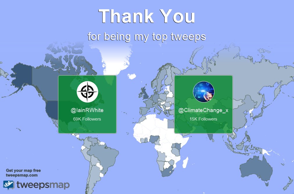 Special thanks to my top new tweeps this week <a href="/IainRWhite/">Iain R White  #FBPE</a>, <a href="/ClimateChange_x/">Fly Net Zero | CCC</a>