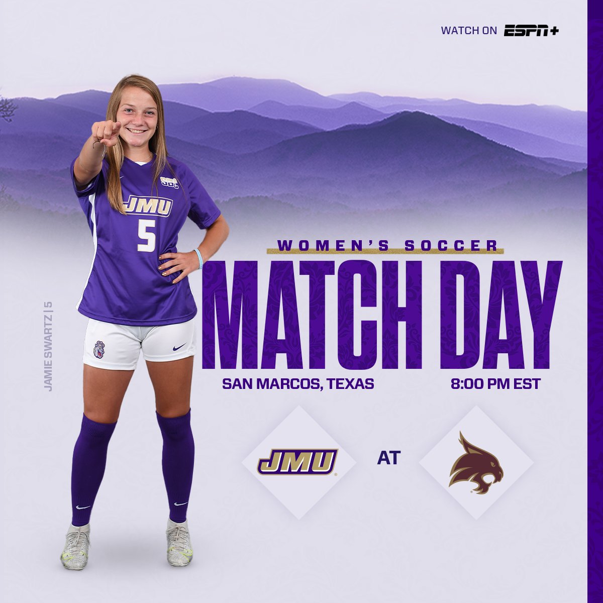 Match day in the Lone Star State!

🆚 Texas State
📍 | San Marcos, Texas
🕖 | 8 p.m.
🖥 | es.pn/3rQyV5X
📊 | bit.ly/3UYgUzT

#GoDukes