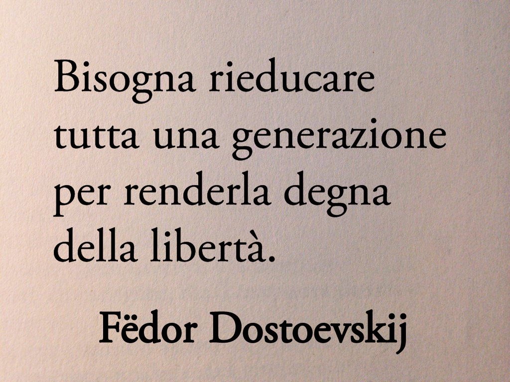 Poesiaitalia's tweet photo. Fëdor Dostoevskij. Attualissimo 📚 https://t.co/mxVKcgTXvu