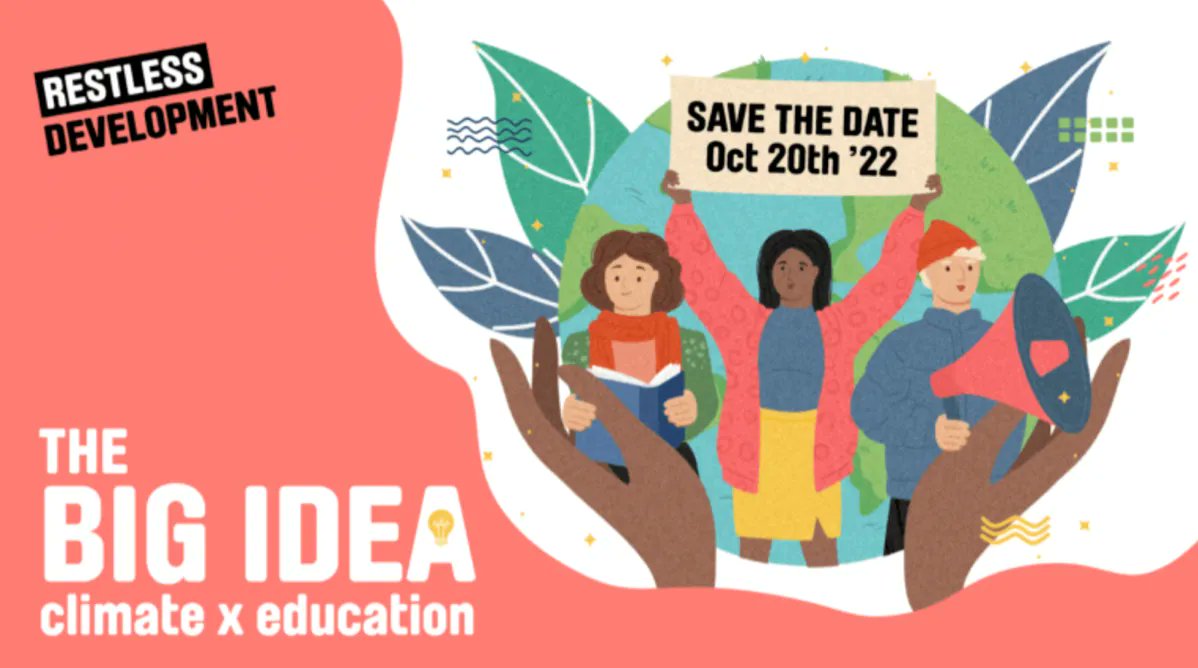 Just the opportunity you need to make BIG change happen. Get ready to pitch your ideas to potential funders and policy makers! Join us on October 20th, 2022 !!

Watch this space to find out more /buff.ly/3Cf90dP 

#YouthPower #Restless #advocacy #young