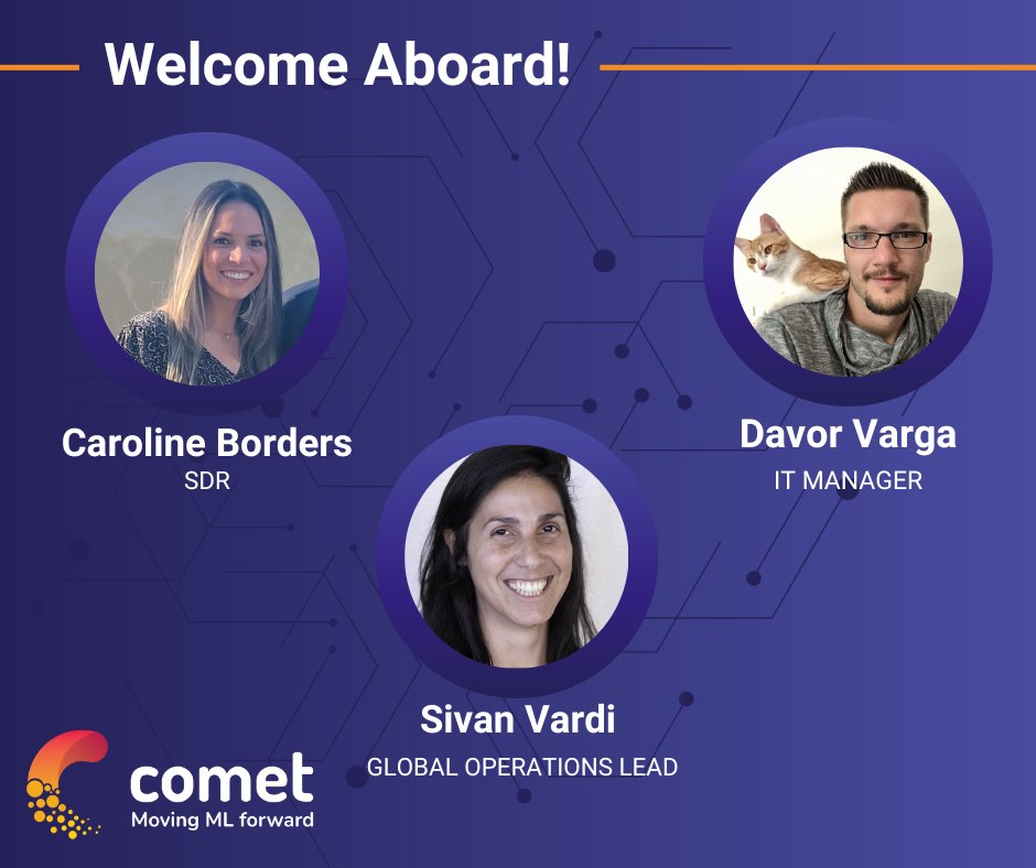 Cometml's tweet image. Our company is constantly growing and new team members have been arriving each week. Interested in joining them? Check out our careers page! #LifeAtComet

bit.ly/3c7G9y9