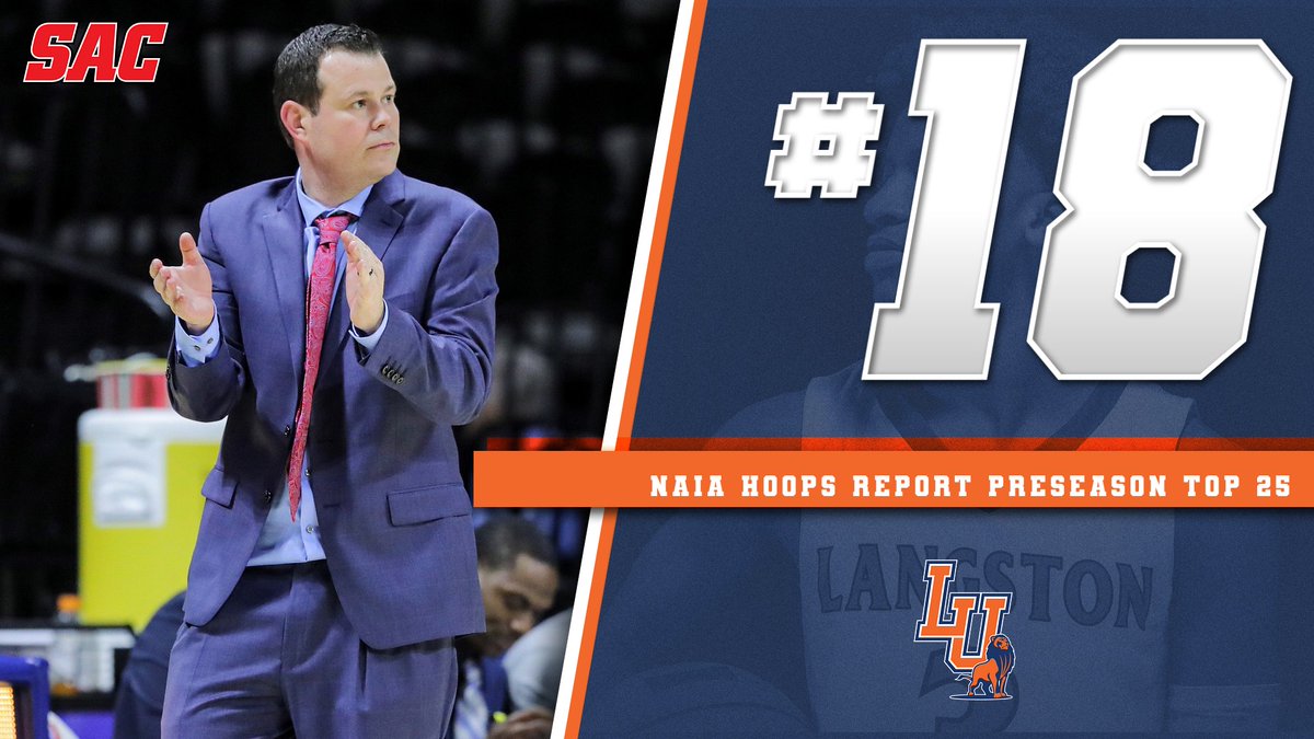 LangstonSports's tweet photo. .@LangstonLionMBB debut at #18 in the @NAIAHoopsReport Preseason Magazine! 

#goLions #FeartheRoar 

Check it out below! 👇👇👇 https://t.co/g2AVCHkmP7
