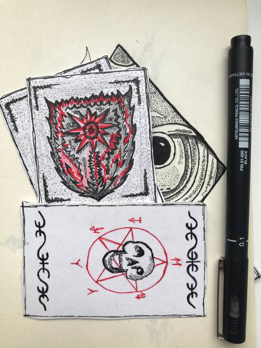 studio_cult's tweet photo. Today's play card revealed!
Ansi's shield

"This shield is able to protect the wearer from attacks from any existing weapon..."

Wait for next one tomorrow!

Cult 💀

#cultstudio #ishirscult https://t.co/bbNGV01uJg