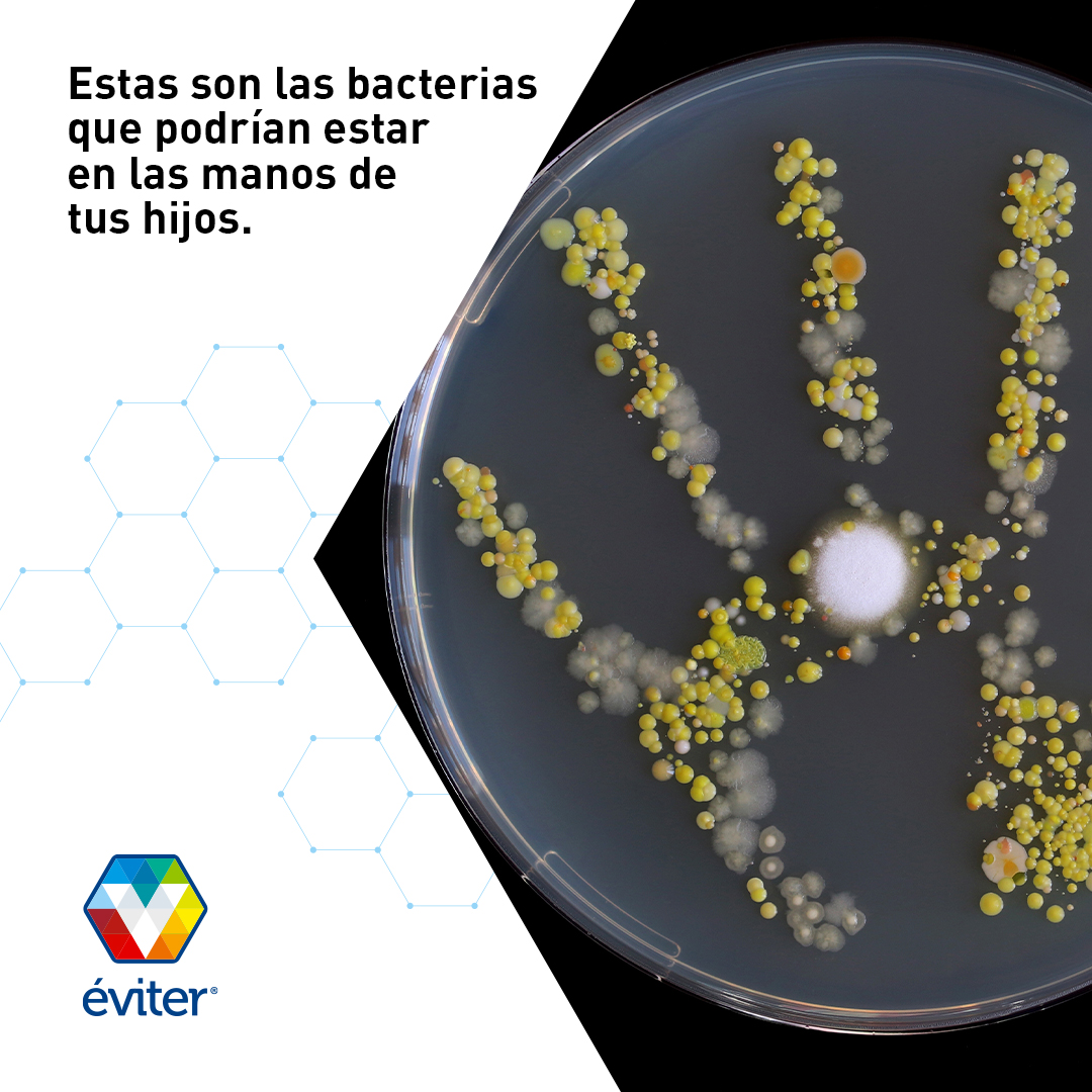 EviterMX's tweet photo. Elimina gérmenes y bacterias de las manos de tus hijos por hasta 12 horas lavándolas con el jabón Bio-Salud de Éviter. https://t.co/rMoplLbeQO