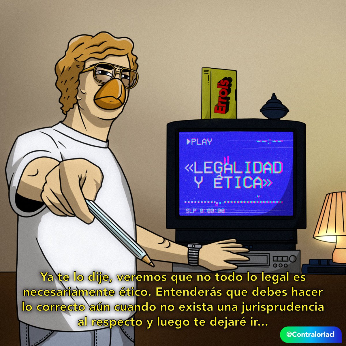 ContraloritoCGR's tweet photo. No te vayas, ¿por qué me dejas? recuerda🥸
🔴NO todo lo legal es ético
👉Los funcionari@s debemos poseer altos estándares éticos y velar por el bien general por sobre el particular. Para ello existen orientaciones como el código de ética y el principio de probidad adminsitrativa. https://t.co/uSRqWOrORb