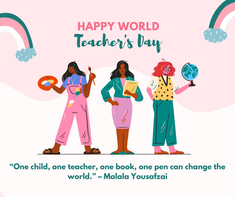 SFTA_WI's tweet photo. Happy International Teacher's Day! We want to thank teachers for everything they do. They are truly paramount in helping to inspire and encourage children to be the best they can be. https://t.co/oMUTlcptch