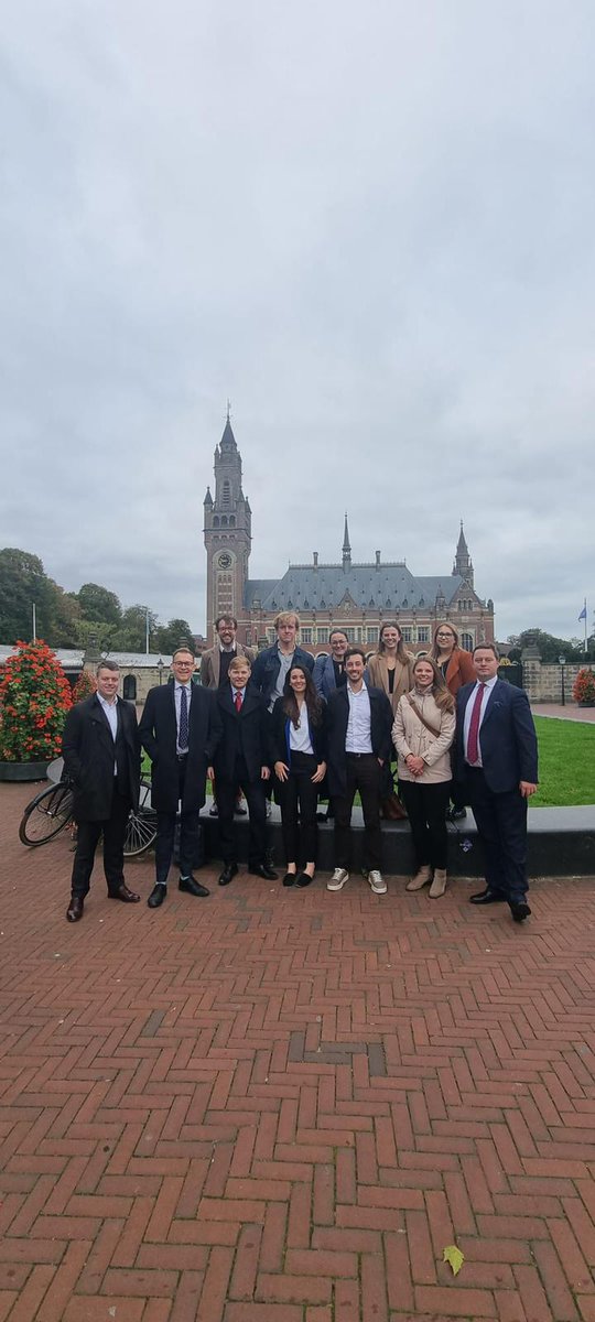 YoungBarristers's tweet photo. The YBC is at the International Court of Justice! Great to meet our colleagues in the Netherlands as part of this year’s Anglo-Dutch Exchange. https://t.co/CChuPMgvQs