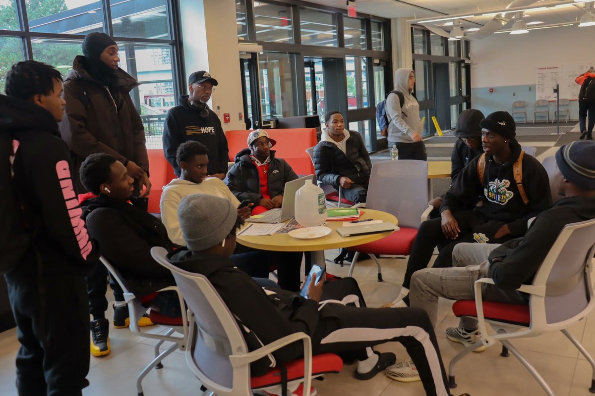 The HOPE Initiative is continuing to flourish and grow! What do you think the topic of discussion is? Reply with a guess, and please visit us in the B-Lobby for our out-of-office hours, Monday - Thursday, from 12:00 to 3:00 PM! #HOPE #BHCC