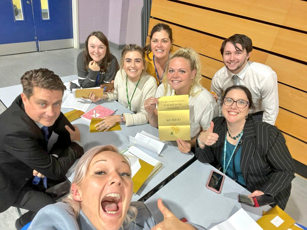 TillyTeacher's tweet photo. I cannot BELIEVE I'm finally able to say we work at a GOOD SCHOOL! If you know anything about us you will know what a journey this has been....! 
 ⭐🤩🎉🍎⭐🎊✅ https://t.co/8ezAlk4qIW