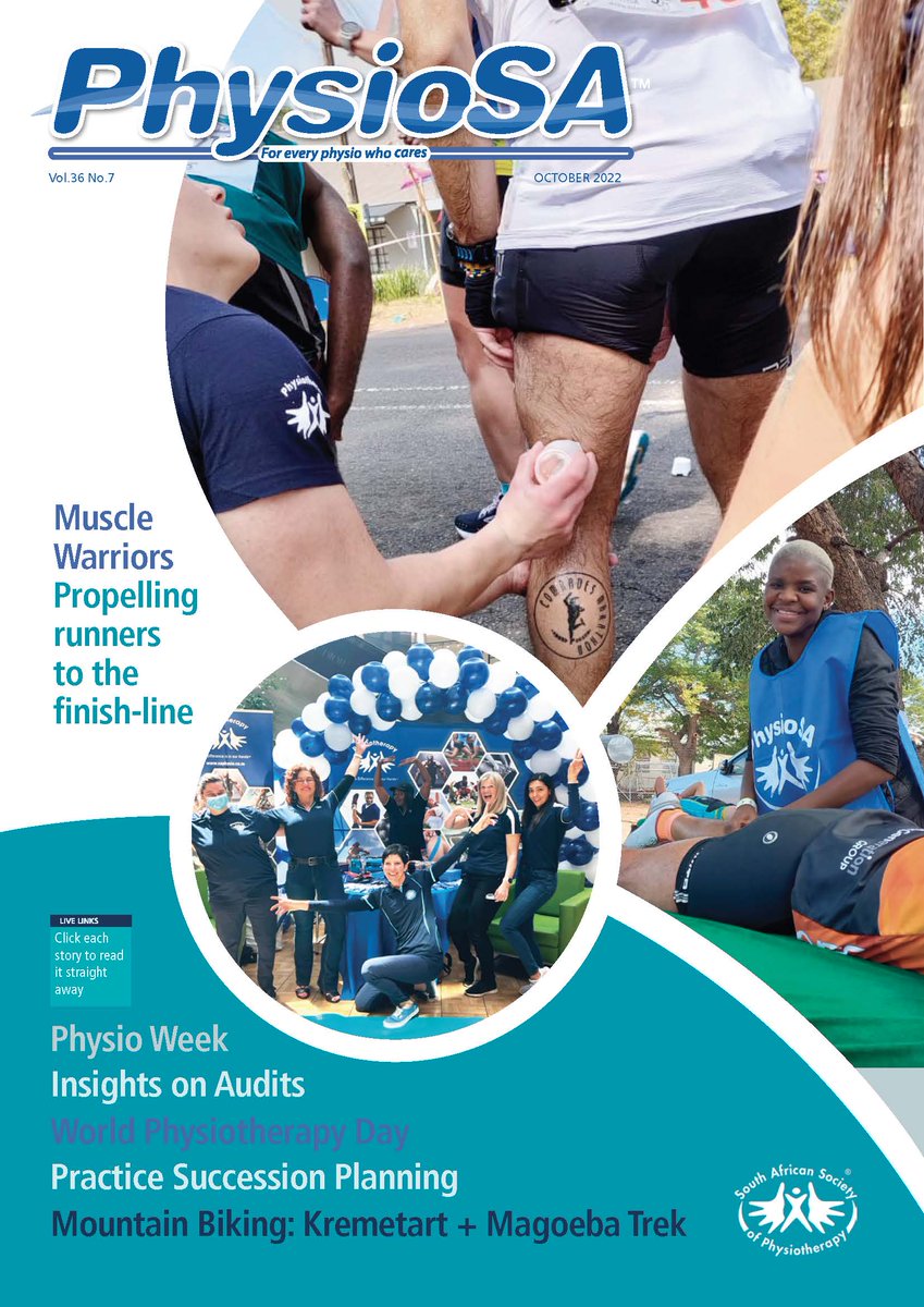 ukznphysio's tweet photo. @ukznphysio featured in this months @PhysioSA Magazine. Well done again @ndelusthe and our victorious student team #proudlyUKZNphysio 😀 https://t.co/7UaUKjVxZy