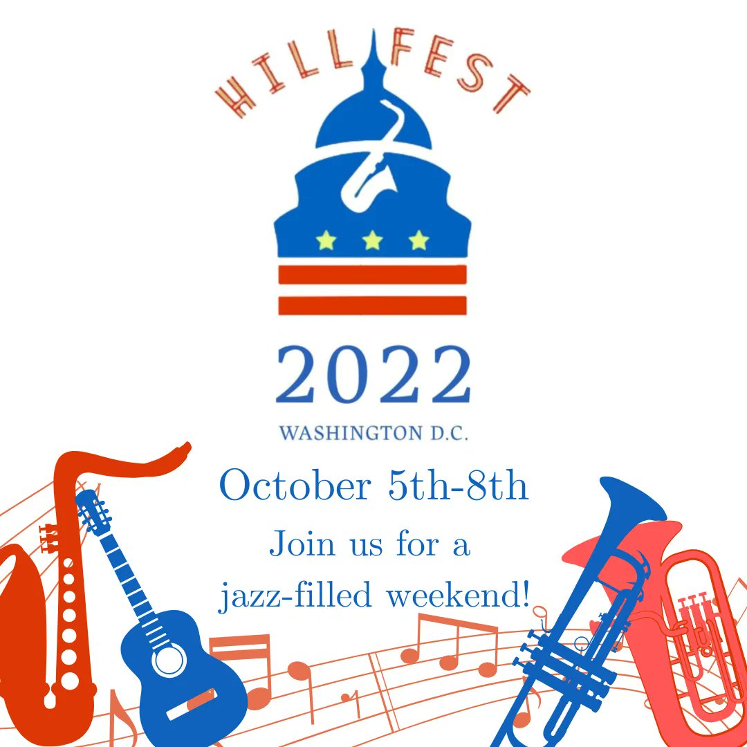 The Fourth Annual HillFest Festival and Conference starts today! Kicking off tonight at 5pm with an interview of bassist @mbowiebass. Then, join us at Mr. Henry’s restaurant for the Capitol Hill Jazz Jam. Visit hillfest.org for the full schedule and performer info.