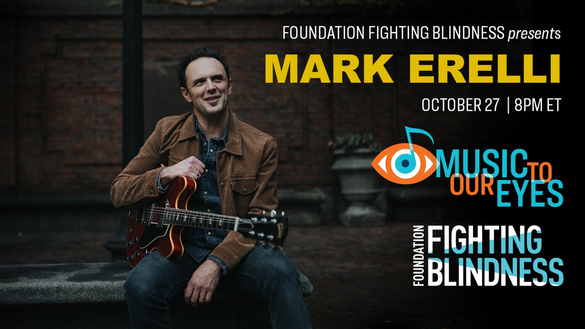 Foundation Fighting Blindness (@fightblindness) on Twitter photo Meet <a href="/MarkErelli/">Mark Erelli</a>! A veteran singer-songwriter, multi-instrumentalist, producer, and touring artist from Massachusetts, Mark will be performing for us later this month for Music to Our Eyes on Oct. 27th. Learn more about Mark in his Beacon Story! fightingblindness.org/resources/a-ne⦠Meet <a href="/MarkErelli/">Mark Erelli</a>! A veteran singer-songwriter, multi-instrumentalist, producer, and touring artist from Massachusetts, Mark will be performing for us later this month for Music to Our Eyes on Oct. 27th. Learn more about Mark in his Beacon Story! fightingblindness.org/resources/a-neā¦
