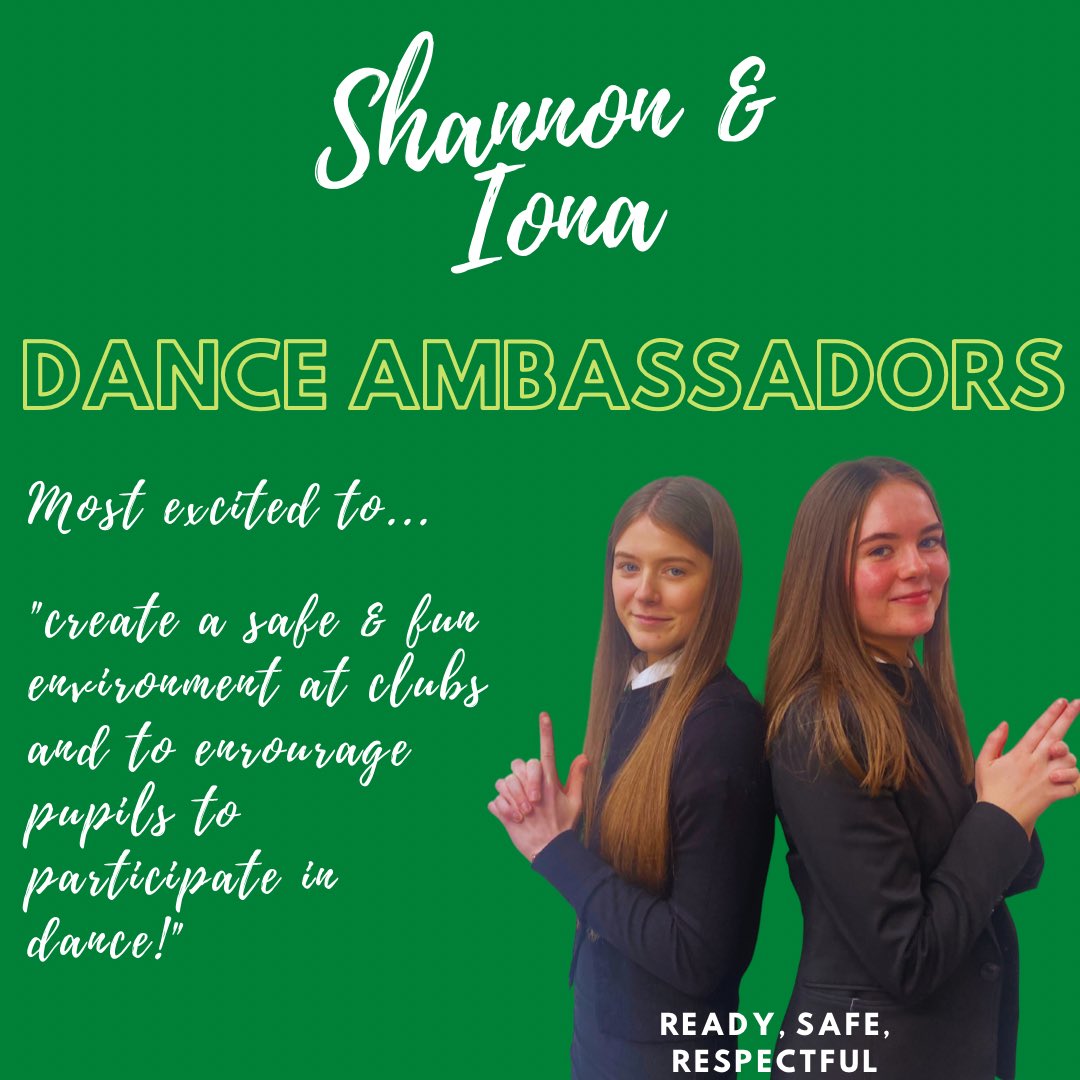 Next up… our Dance Ambassadors, Shannon &amp; Iona! 👯‍♀️🩰 #thestkentsway