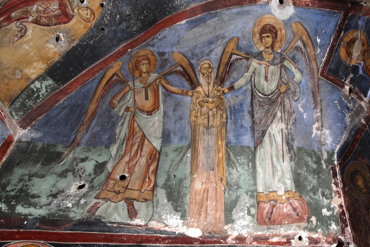 EHEM_project's tweet photo. 🔍 M. Paschali &amp; P. Charalambous from @CYENSCoE have presented at #IICIRCVM the many lives that the Neophytos' Enkleistra in Cyprus has lived across the Middle Ages.

👉 The 3D modelling of the hermitage has been key to determine the evolution of its mural paintings over time. https://t.co/D3MvyW9nRw