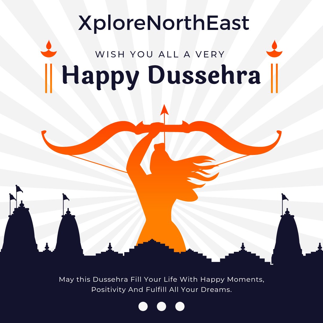 xplore_ne's tweet photo. Dussehra is a festival of victory against bad elements in our lives

XploreNorthEast wishes all a happy Dussehra/Vijay dashami

 #FestiveSeason #feelgood #dussehra #vijaydashmi #shoplocal #eatlocal https://t.co/VAvtW1Qbok