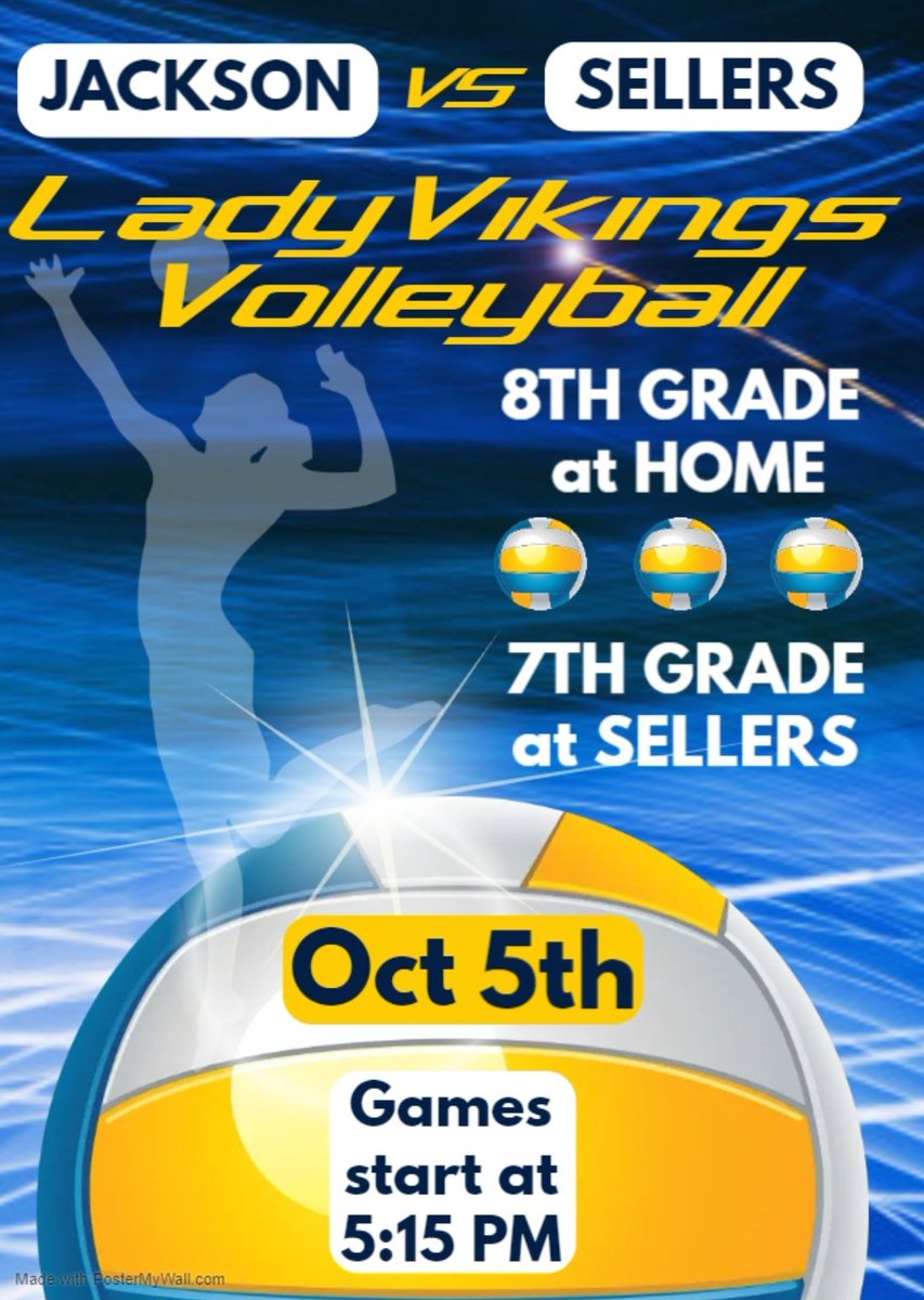 CrazyMomKel1's tweet photo. Lady Vikings are back on the court tonight! Let's go! 🏐💙💛 @Jackson_Vikings @JTC_PTA @JTCGirlsCoaches @LanceK17 @szburt https://t.co/Ev0LiZI8wg