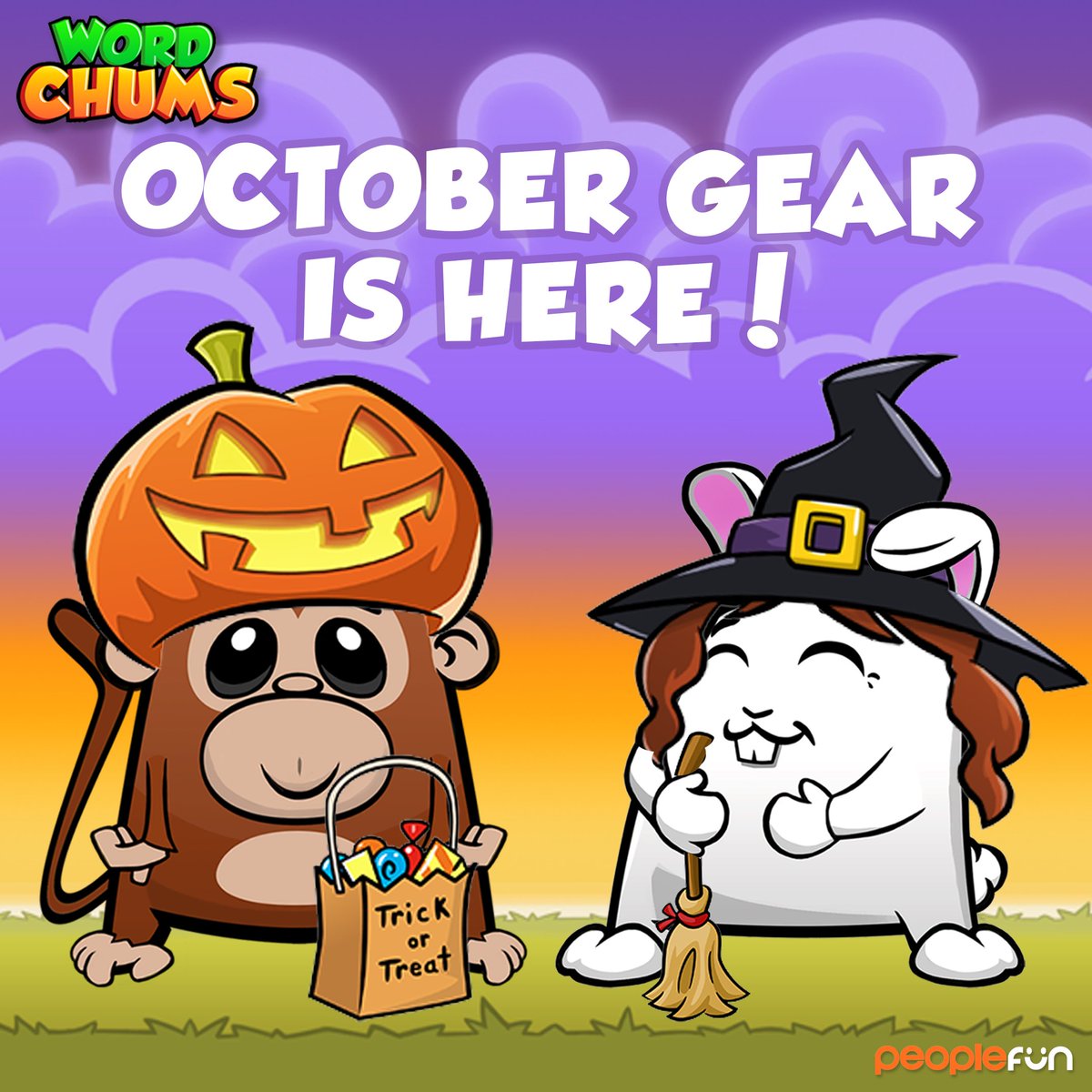 WordChums's tweet photo. It’s time to get on your October gear! What will you be wearing this month? 🎃 https://t.co/PdGTln6oGv