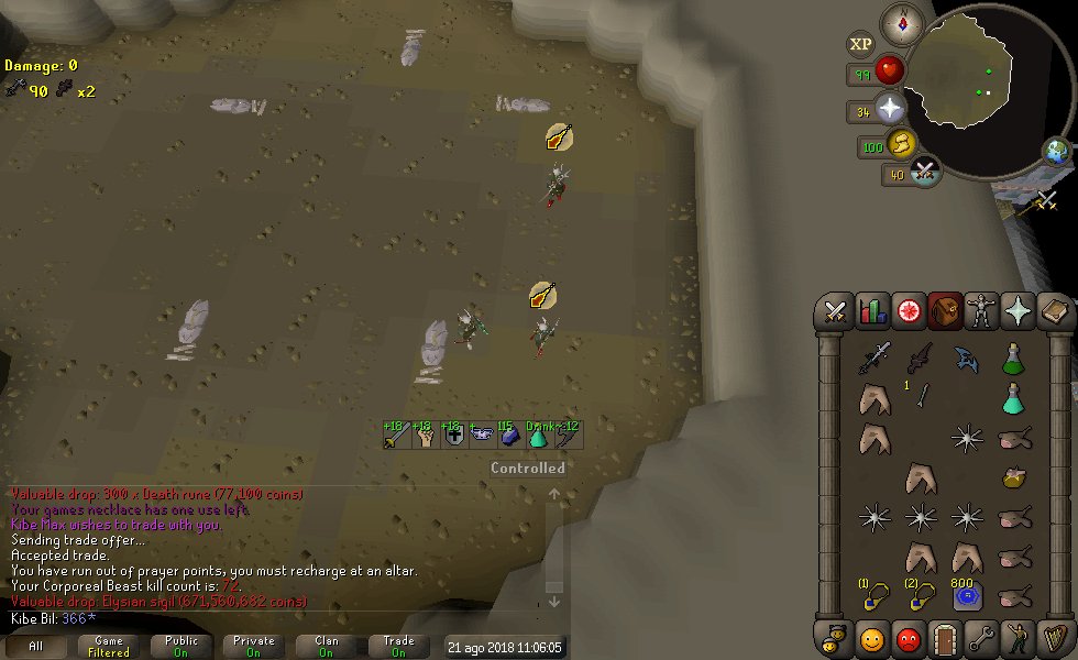 There's my first and last Elysian Sigil a 3 year gap. And now I don't know if I'll play again. Fact that by votes of 1 or 2 moderators who were in favor of my banishment and then unbanned 1 account and left 3 banned... I refuse to play in this injustice.<a href="/OldSchoolRS/">Old School RuneScape</a> <a href="/JagexSupport/">Jagex Support</a>