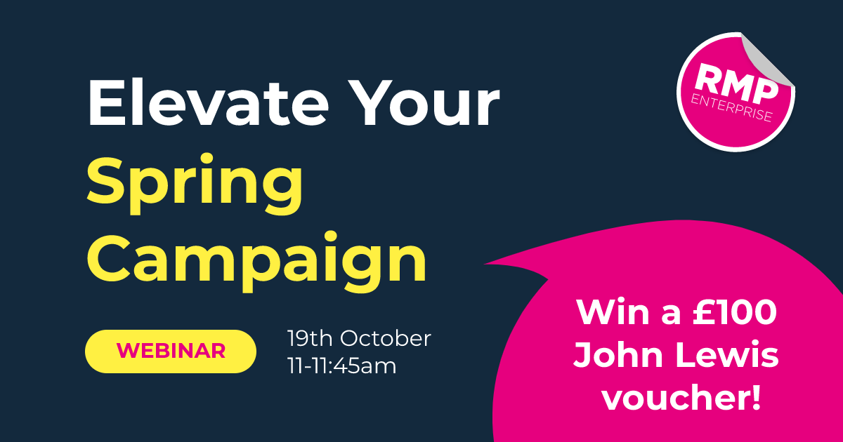 Have you heard about our upcoming webinar of the season? ⭐ Our team are sharing their expert advice on how you can elevate your Spring Campaign. One lucky attendee will win a £100 John Lewis voucher on the day - you never know, it could be you!

Sign up: hubs.ly/Q01p04tK0