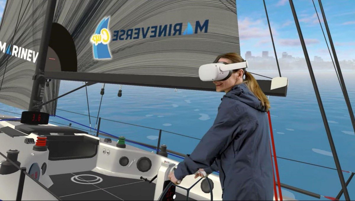 The marine metaverse is here! My national client, #NauticEd, launched a truly revolutionary, fully immersive VR sailing course today in collaboration with #MarineVerse that puts you at the helm and allows you to learn as if you were on the boat! 
lnkd.in/dAqYhZfY